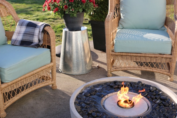 Create an Outdoor Gathering Spot - Patio Fire Fountain Giveaway