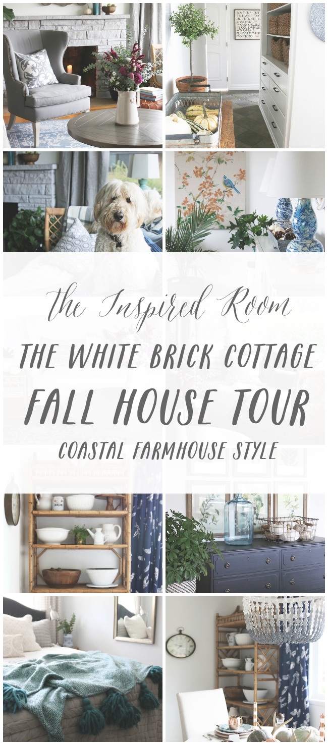 Fall House Tour - The White Brick Cottage