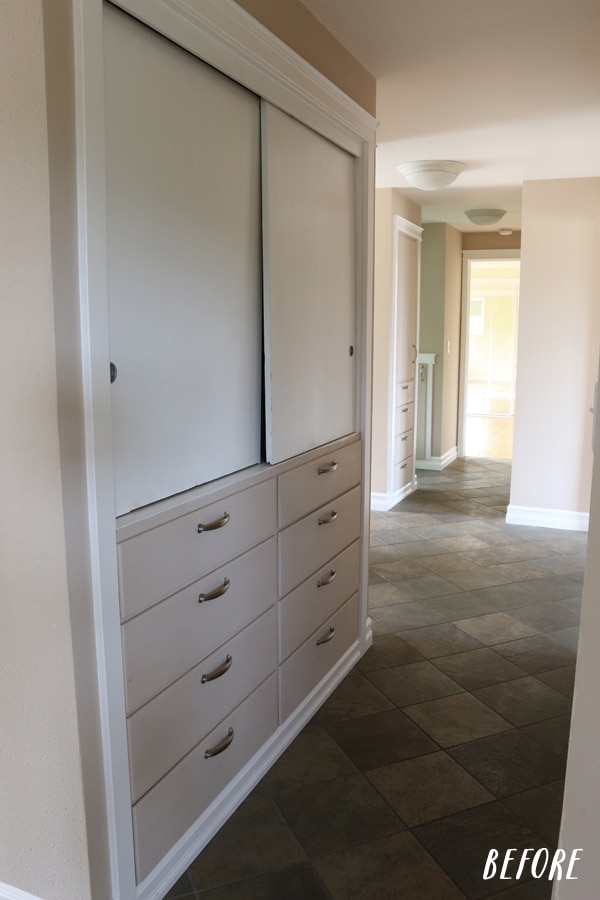 Before & Progress: Farmhouse-Inspired Entry Hall