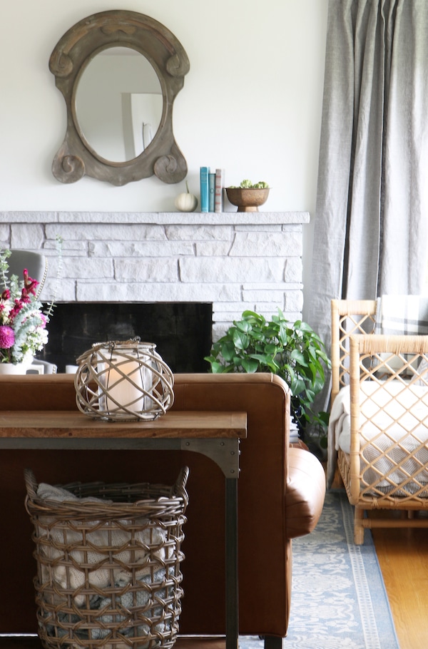 Fall House Tour - The White Brick Cottage