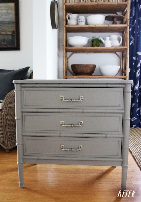 Painted Nightstand: Before & After - The Inspired Room