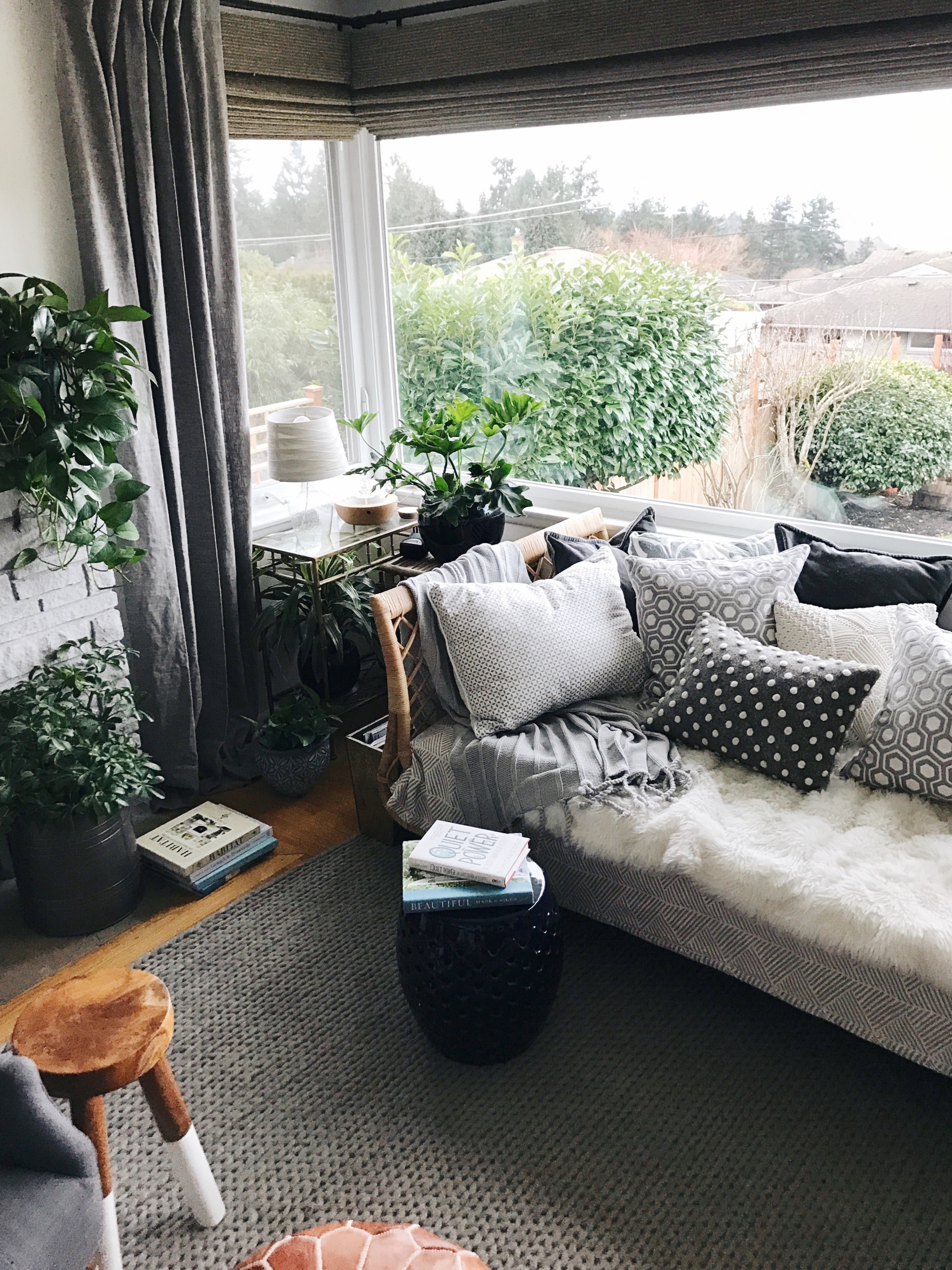 Our Woven Wood Window Shades (Before & After Room Transformation)