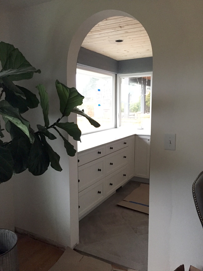Kitchen Remodel Update: Sink Location & Counters Under Window