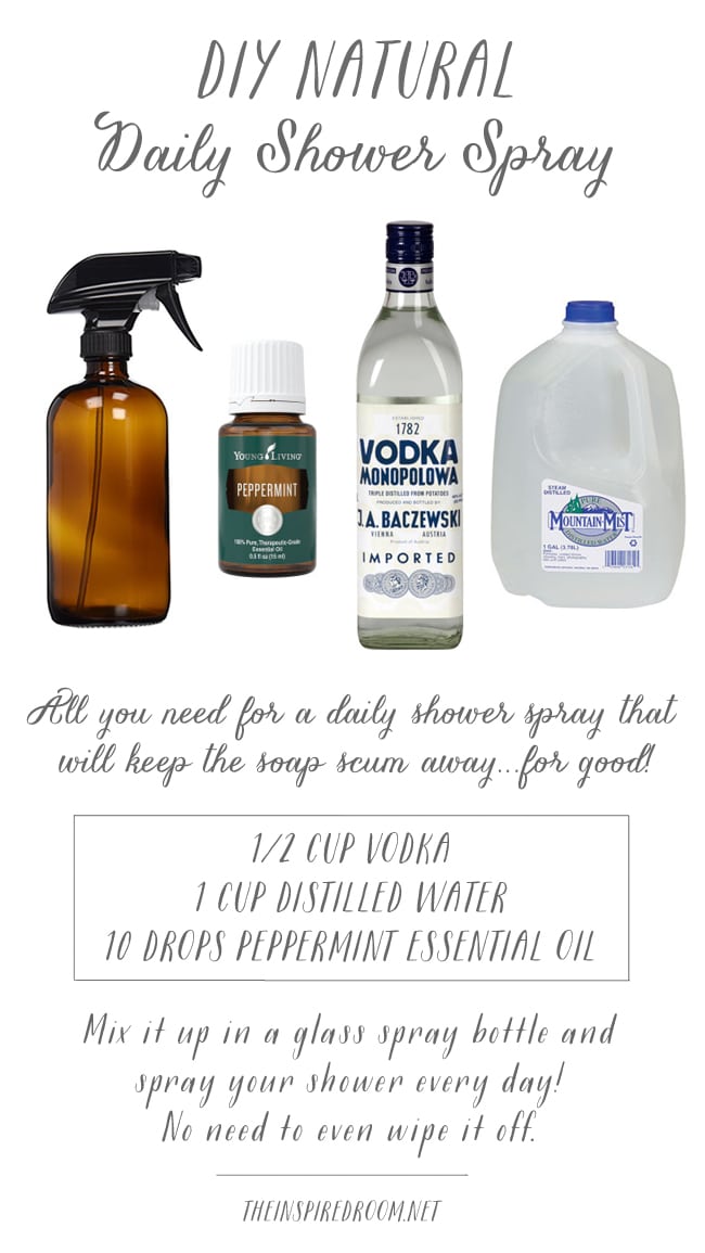 DIY Daily Shower Spray - Clean Mama