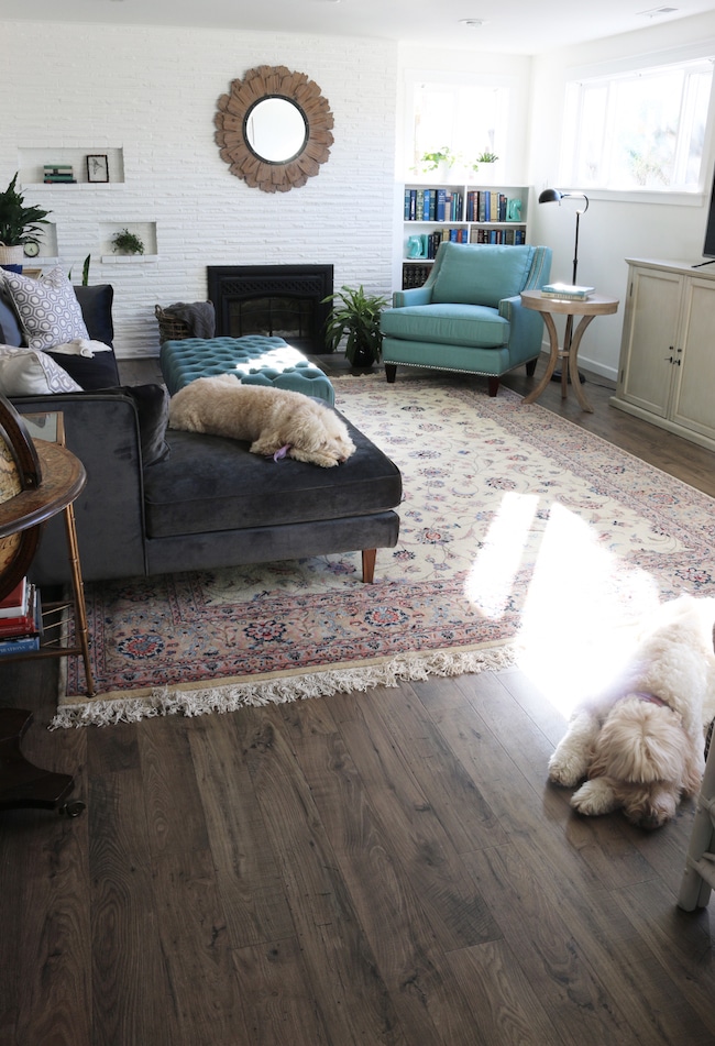 New Family Room Flooring - The Reveal