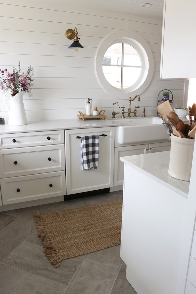 Herringbone Floor Tile in My Kitchen