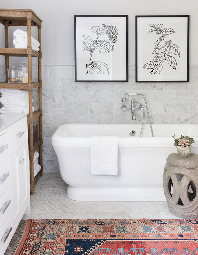 pretty & functional} Bathroom Storage Ideas - The Inspired Room