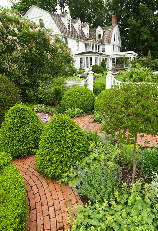 Dream House and Garden Traditional Home