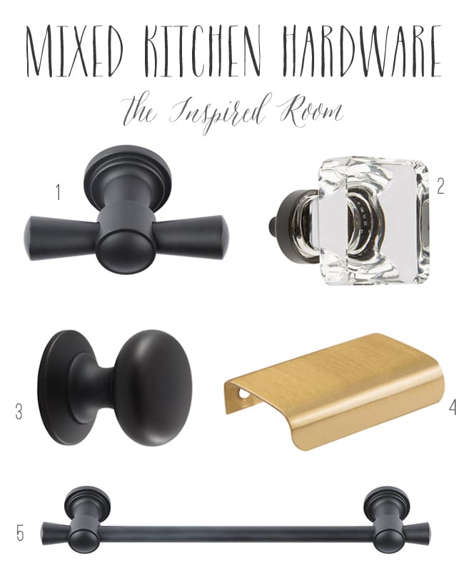 How to Mix & Match Kitchen Hardware Finishes & Styles The Inspired Room