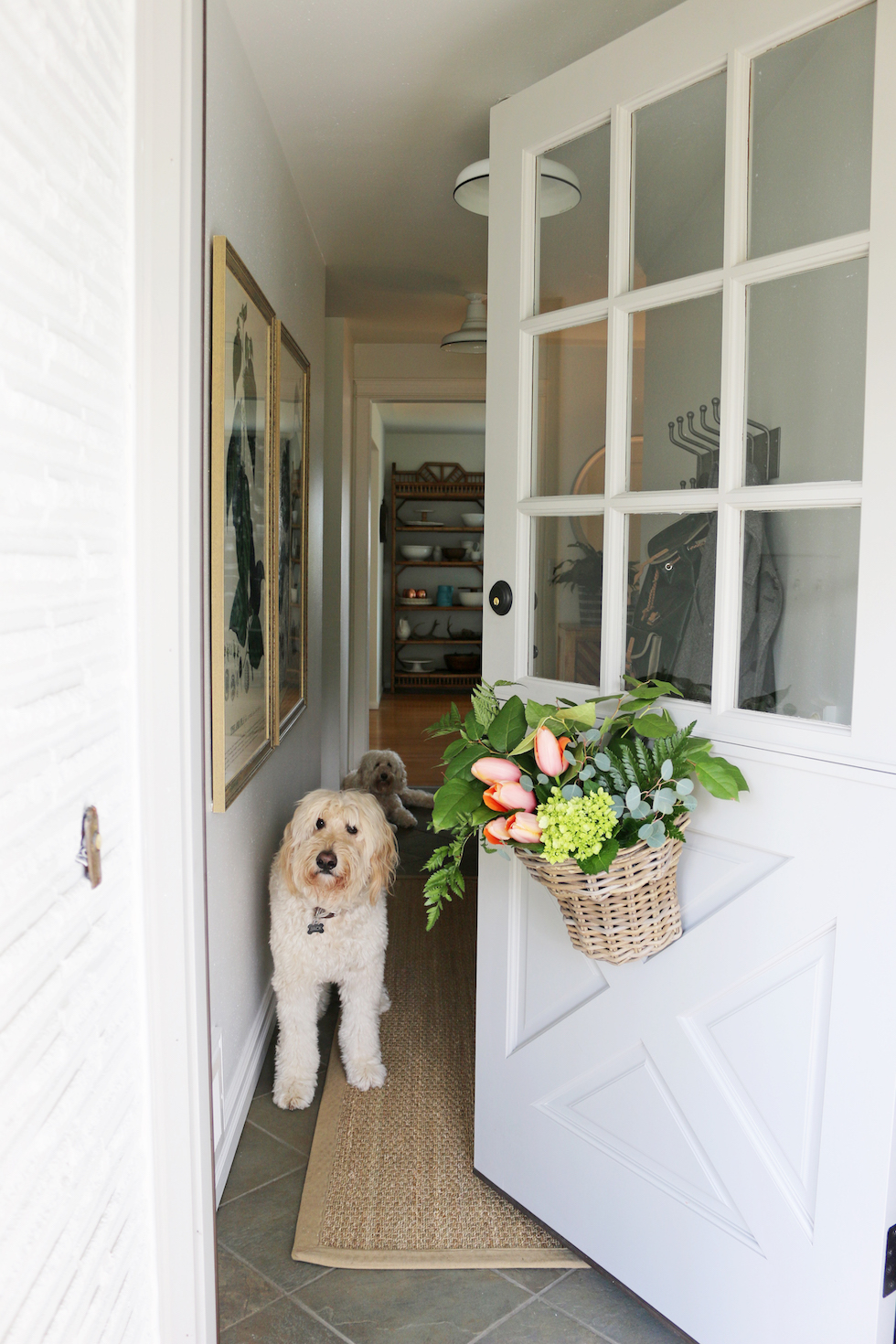 Summer Wildflower Door Basket  Confessions of a Serial Do-it-Yourselfer