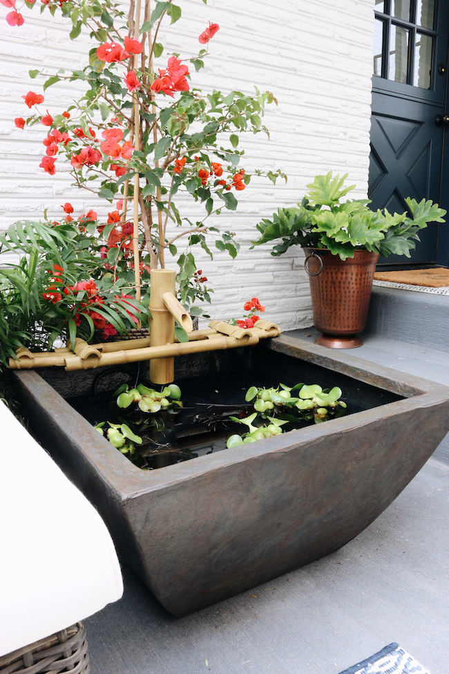 Our Side Patio Makeover (+ Patio Pond giveaway!)