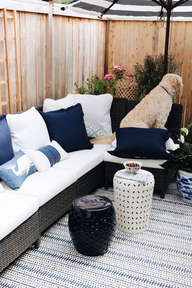 Our Side Patio Makeover (+ Patio Pond giveaway!)