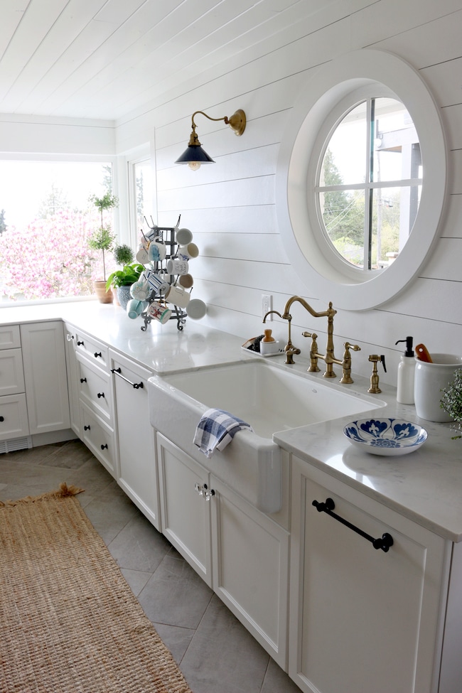 Transforming a 1950s Brick Ranch to a Charming Coastal Cottage - Before & Afters