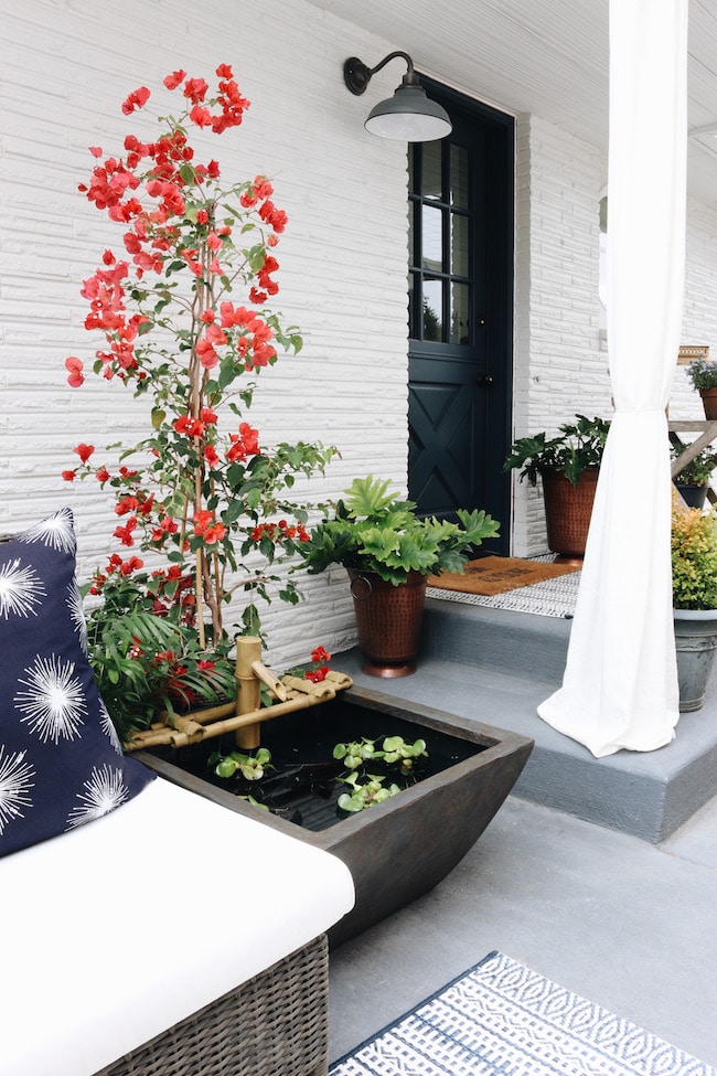 Our Side Patio Makeover (+ Patio Pond giveaway!)