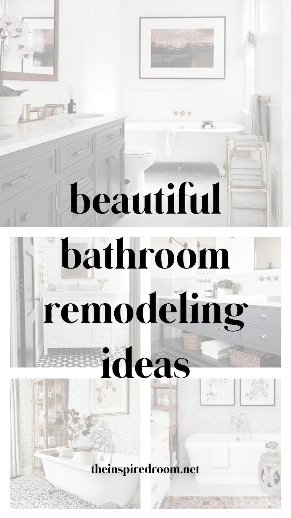 Beautiful Bathroom Remodeling Ideas - The Inspired Room