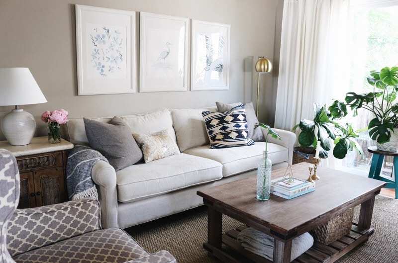 Townhouse Update: New Sofa + Living Room Decorating