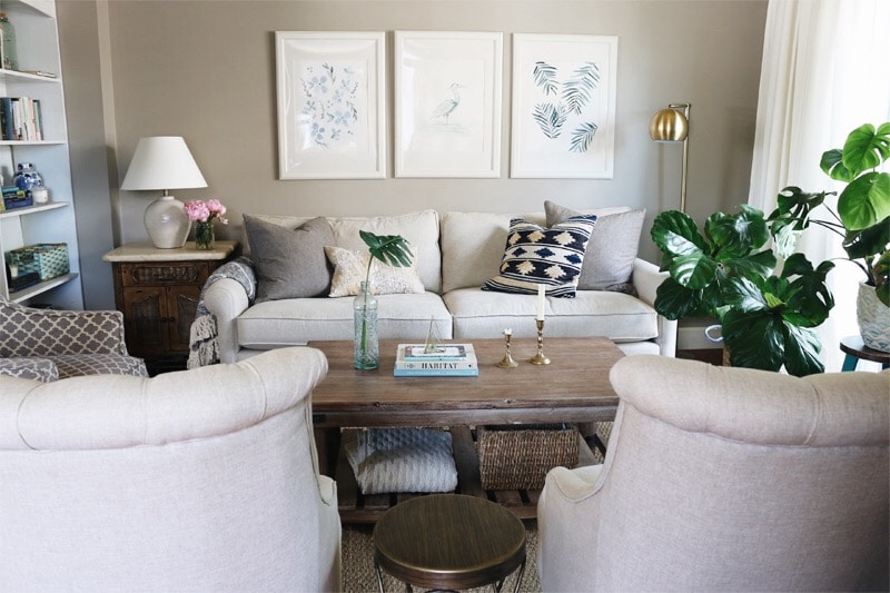 Townhouse Update: New Sofa + Living Room Decorating - The Inspired Room