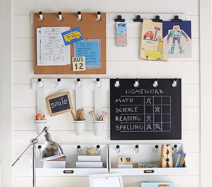 homework wall organizer