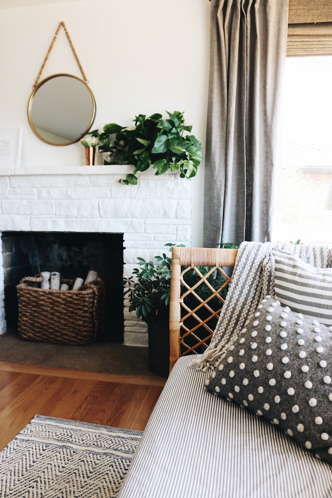 Lessons from A White Painted Fireplace Makeover - The Inspired Room