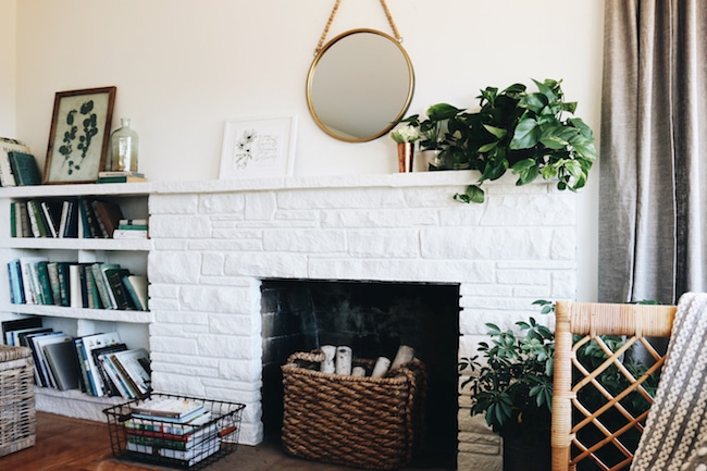 Lessons from A White Painted Fireplace Makeover