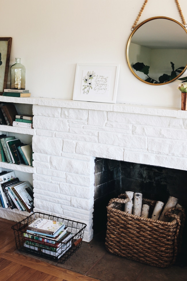 Lessons From A White Painted Fireplace Makeover The Inspired Room