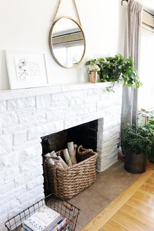 Lessons from A White Painted Fireplace Makeover The Inspired Room