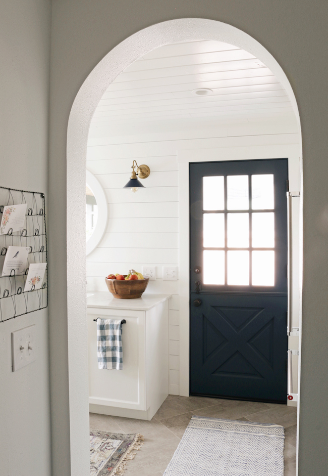 Changing A Square Door to an Arch Before Afters The Inspired Room