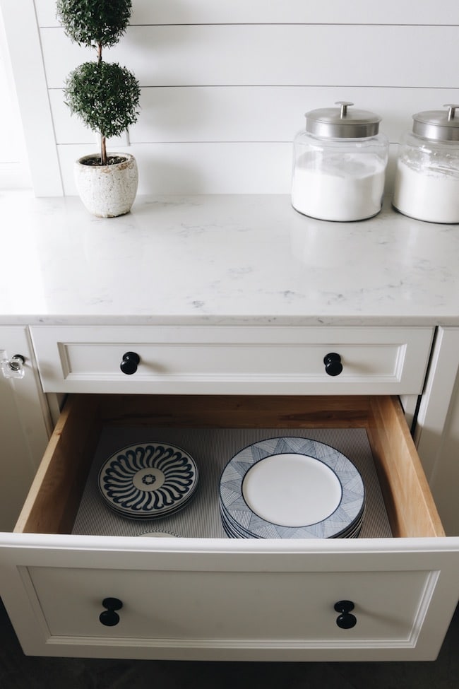 Making Things Pretty: Drawer & Shelf Liners - The Inspired Room