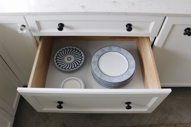 Making Things Pretty: Drawer & Shelf Liners - The Inspired Room