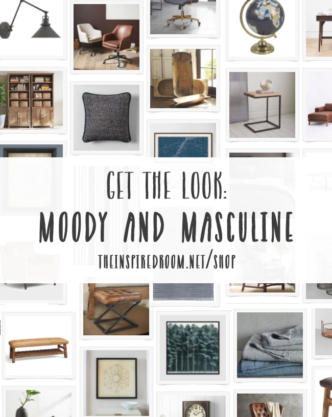 Masculine and Moody Rooms: Get the Look