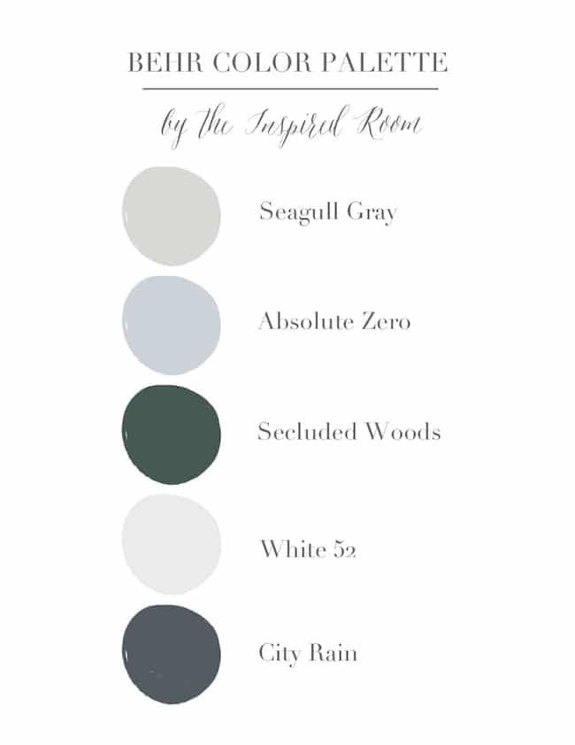 New Bedroom Paint Color! Seagull Gray by Behr