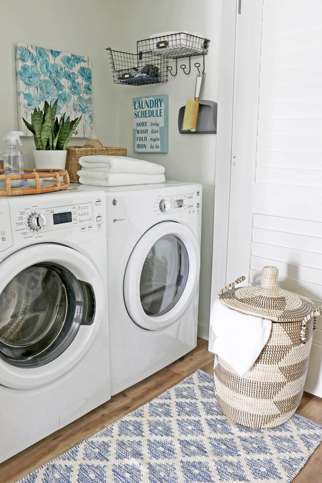 A Cute & Organized 'Laundry Room' in a Closet!