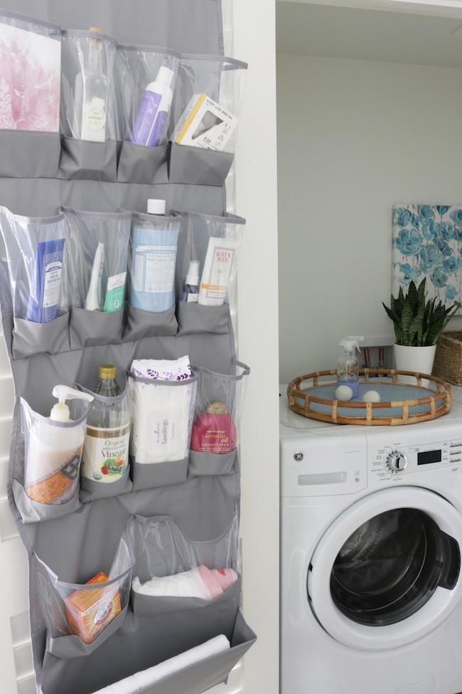 Pretty Organization in the Laundry Room