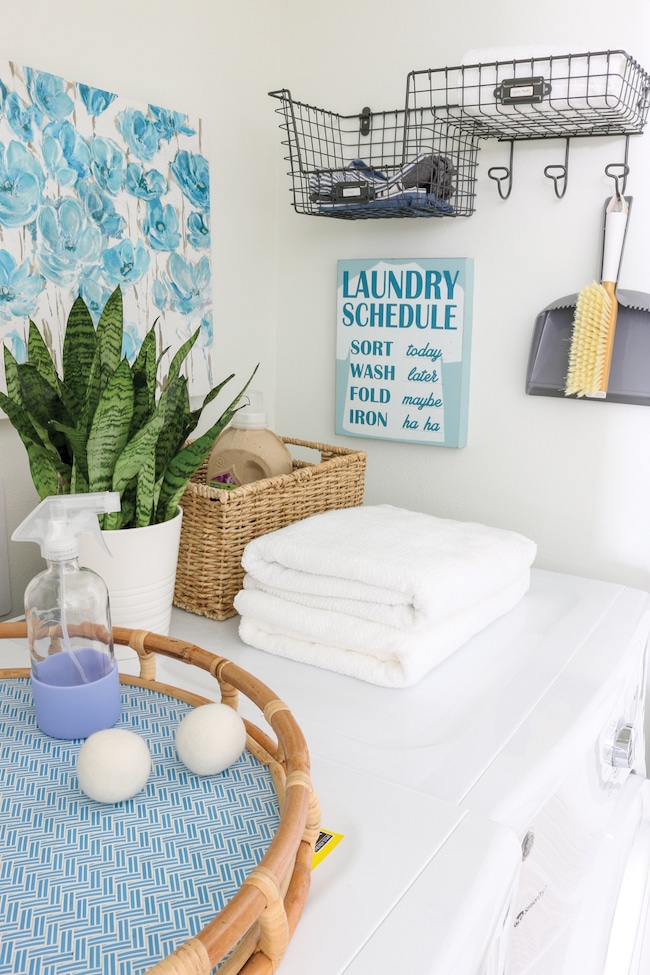 A Cute & Organized 'Laundry Room' in a Closet!