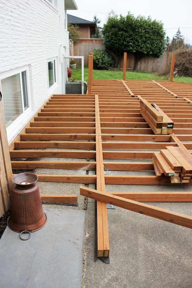 Trex Deck Building Progress and Sneak Peek
