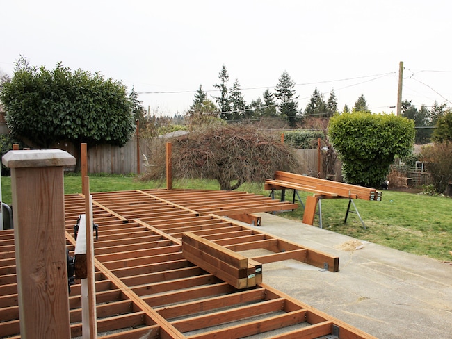 Trex Deck Building Progress and Sneak Peek