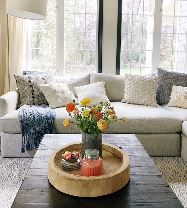 White (+ Neutral) Couch in a Room Inspiration - The Inspired Room