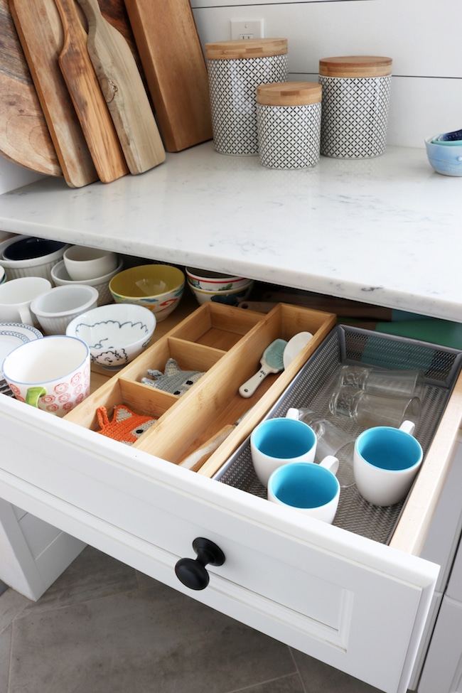 How To Organize Kitchen Drawers and Efficiently Shop For Dividers -  Smallish Home