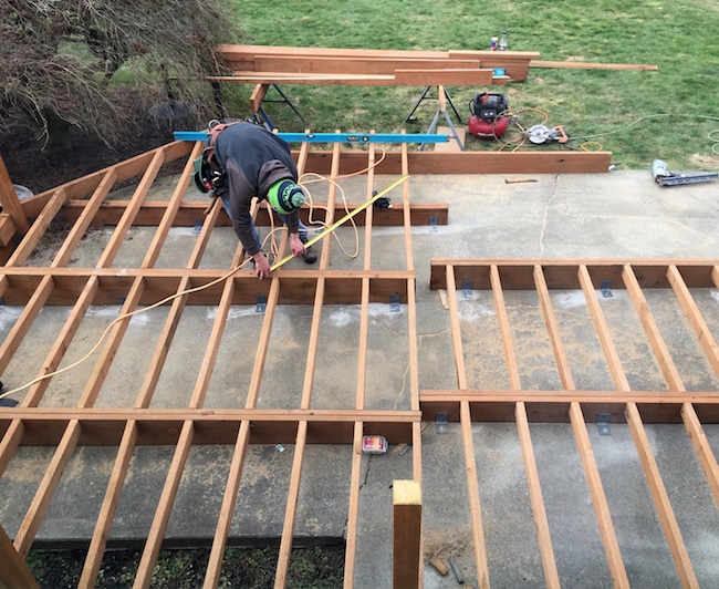 Trex Deck Building Progress and Sneak Peek