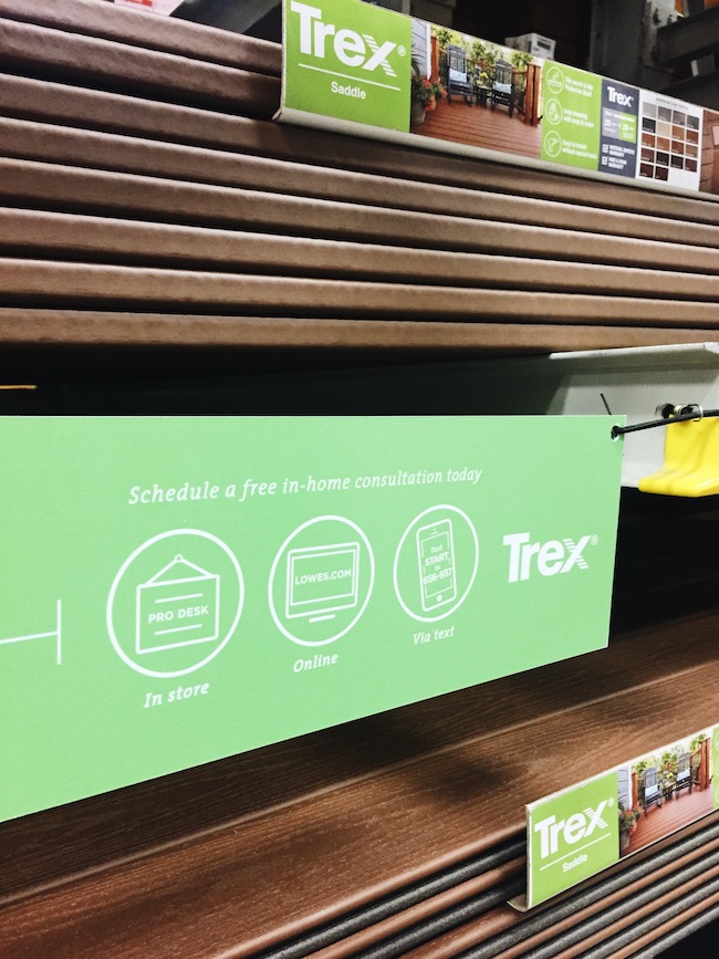 Designing and Shopping for our Trex Deck