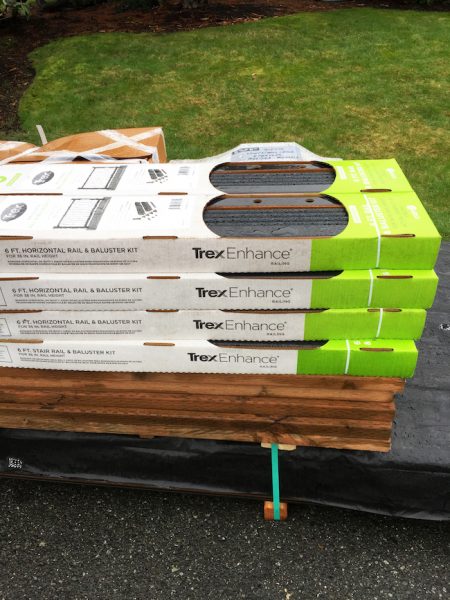 Trex Deck Building Progress and Sneak Peek - The Inspired Room