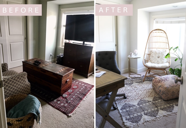 Small Space Home Office Makeover