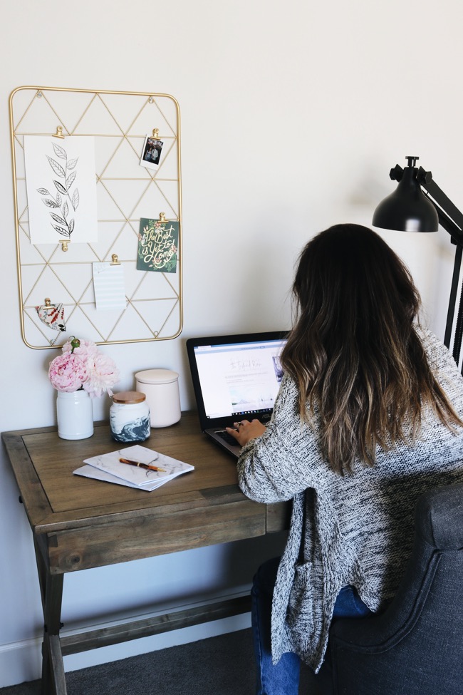 Small Space Home Office Makeover