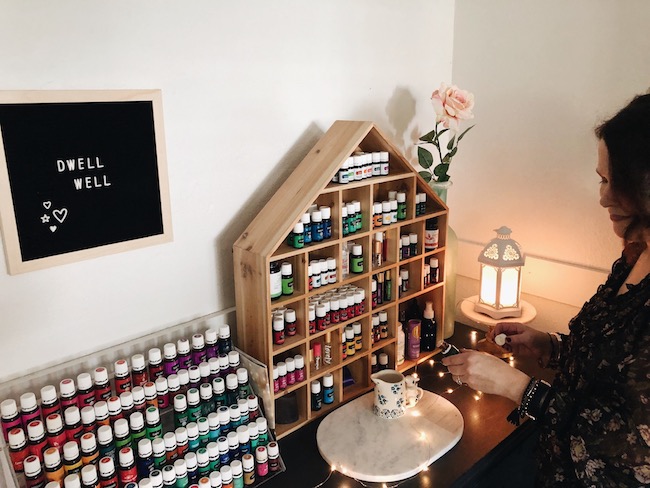 essential oil storage ideas - Simply Reeni