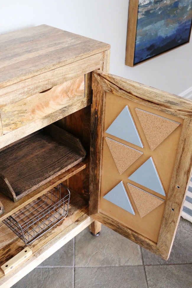 DIY: A Free Standing Cabinet Command Center