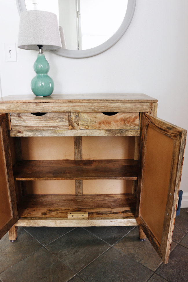 DIY: A Free Standing Cabinet Command Center