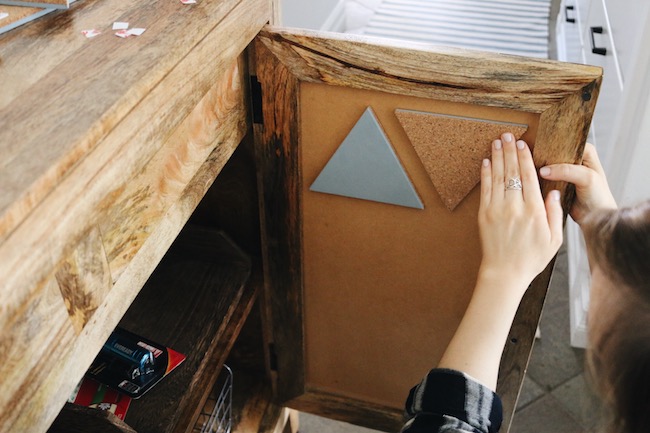 DIY: A Free Standing Cabinet Command Center