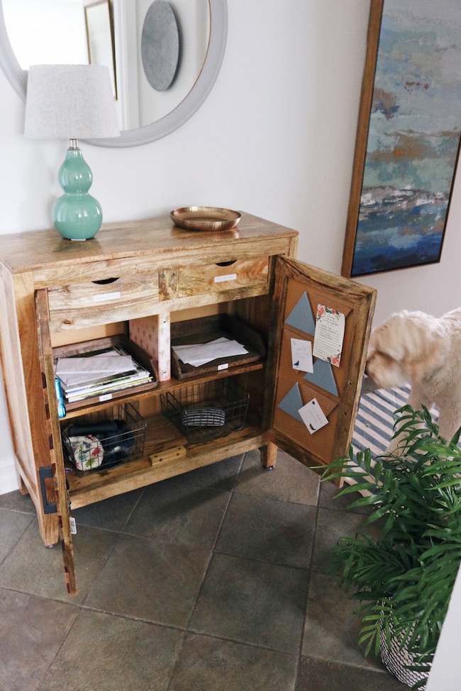 DIY: A Free Standing Cabinet Command Center