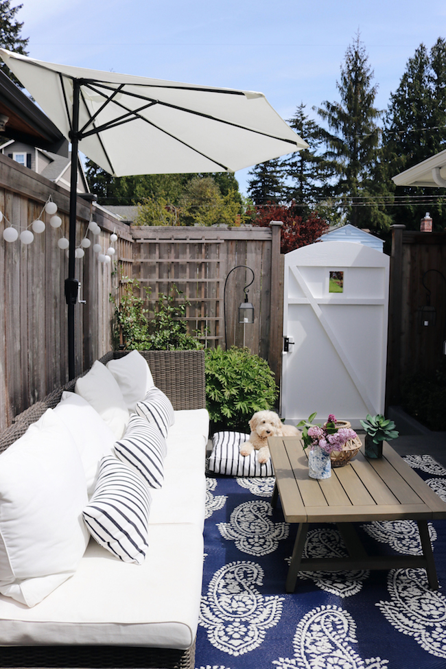 Spring in our Outdoor Oasis (A Side Patio Refresh!)