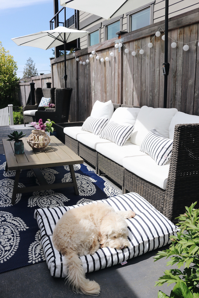 Spring in our Outdoor Oasis (A Side Patio Refresh!)
